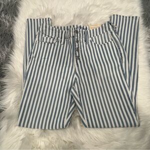 Universal Thread Blue and White Striped Jeans